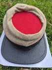 Civil War Late War Ben Tart Fabric Dust Plains 7 5/8 CSA Cap