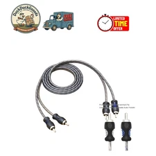 3ft High-Fidelity RCA Audio Cable - 100% Oxygen Free Copper with Noise Reduction