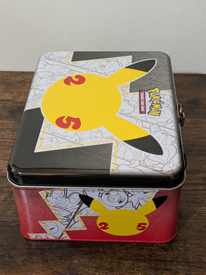 Celebrations Pokemon 25th Anniversary Collectors Chest Lunchbox