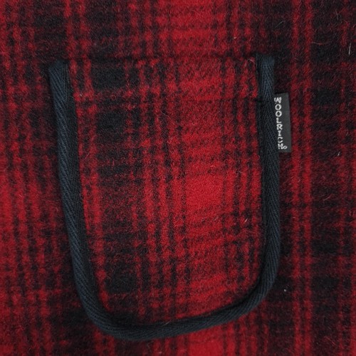 Woolrich Vest Mens 2XL Red Black Buffalo Plaid Wool Outdoors Hunting Pockets - Picture 5 of 16