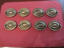 Set of 8 Oval 3" Canada CP-3417 Drawer Pull Handles with Antique Patina Finish