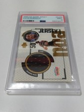 1998-99 UPPER DECK GAME BLACK JERSEY #GJ40 DAVID ROBINSON PSA9 LOW POP SPURS HOF