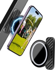 MENOLY Magnetic Golf Cart Phone Holder Compatible with EZGO, Club Car, Black