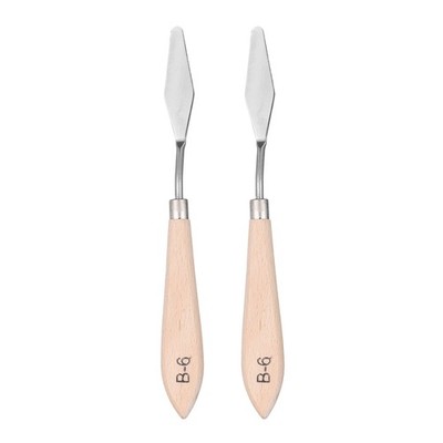 2 Stück Palette Malmesser 7,48 ''Edelstahl Klinge Holzgriff
