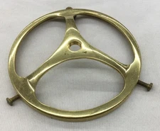 Antique Brass 4" Fitter Lamp Shade Holder Ring, Preowned