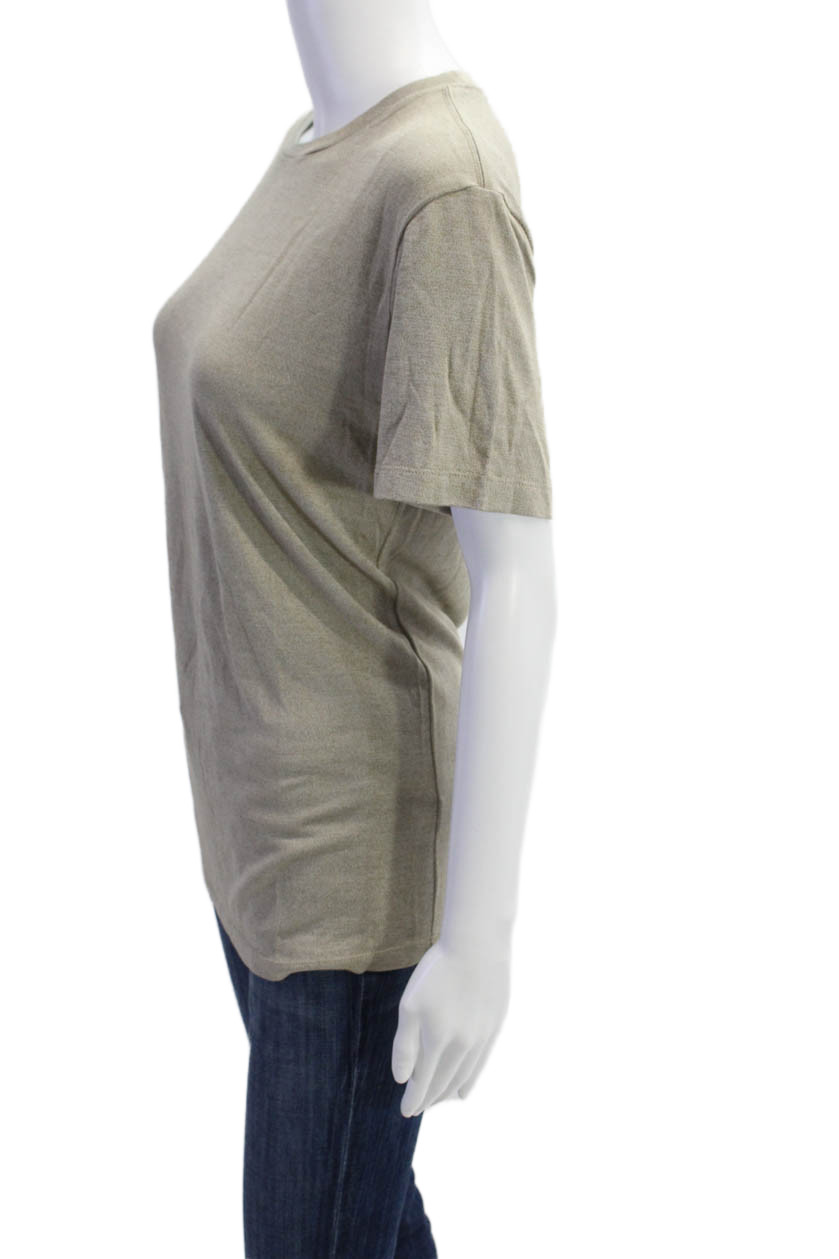 Theory Womens Solid Crew Neck Pullover T-Shirt To… - image 2