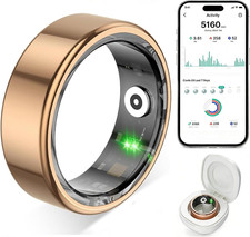 Smart Ring for Women Men,Fitness Tracker Ring with Heart Rate, Sleep Monitoring,