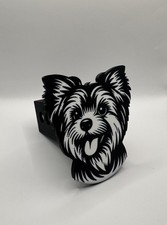 Yorki Yorkshire Terrier - Hitch Receiver Cover – Fits 2” Truck Hitch