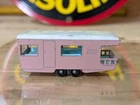 Vintage Original Matchbox Lesney Trailer Caravan No. 23 Pink