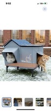 cat house outdoor waterproof heated
