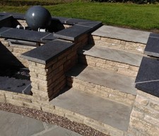 Garden Walling, Tumbled 2 Size York Brown Garden Walling, Pack 5.2m2, Delivered*