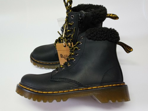 DR. MARTENS 1460 COLLAR J BLACK LEATHER 