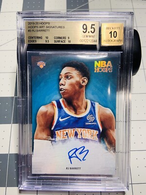 hoops rj barrett autograph