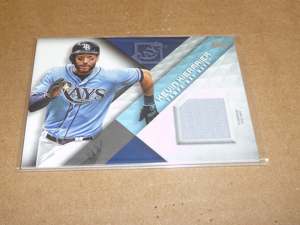 2018 Topps Material KEVIN KIERMAIER GAME JERSEY RAYS E1337