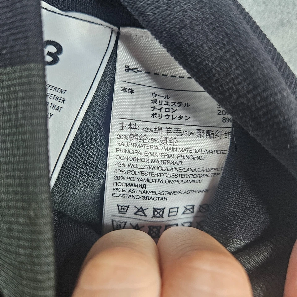 Top deportivo tejido acanalado sin costuras Y-3 Yohji Yamamoto para mujer talla XS Foto 3 de 4