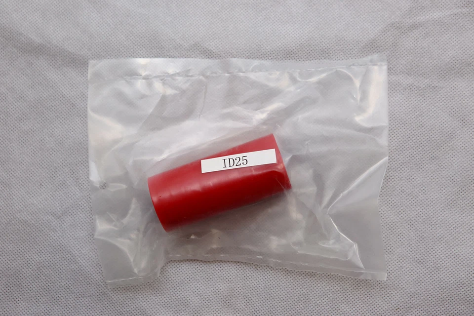 Manguera acopladora de silicona recta ID25mm 1" TUBO DE ADMISIÓN TURBO 76mm Longitud Negra Foto 3 de 4