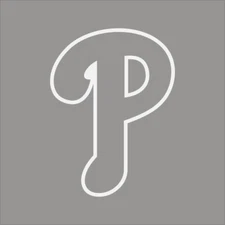 Philadelphia Phillies #3 MLB Team Logo 1 Color Vinyl Decal Sticker Window Wall