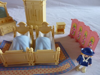 PLAYMOBIL 5321 1ÈRE version chambre à coucher 1900 Belle époque 1990 complet 99% EUR 45,00 - FR