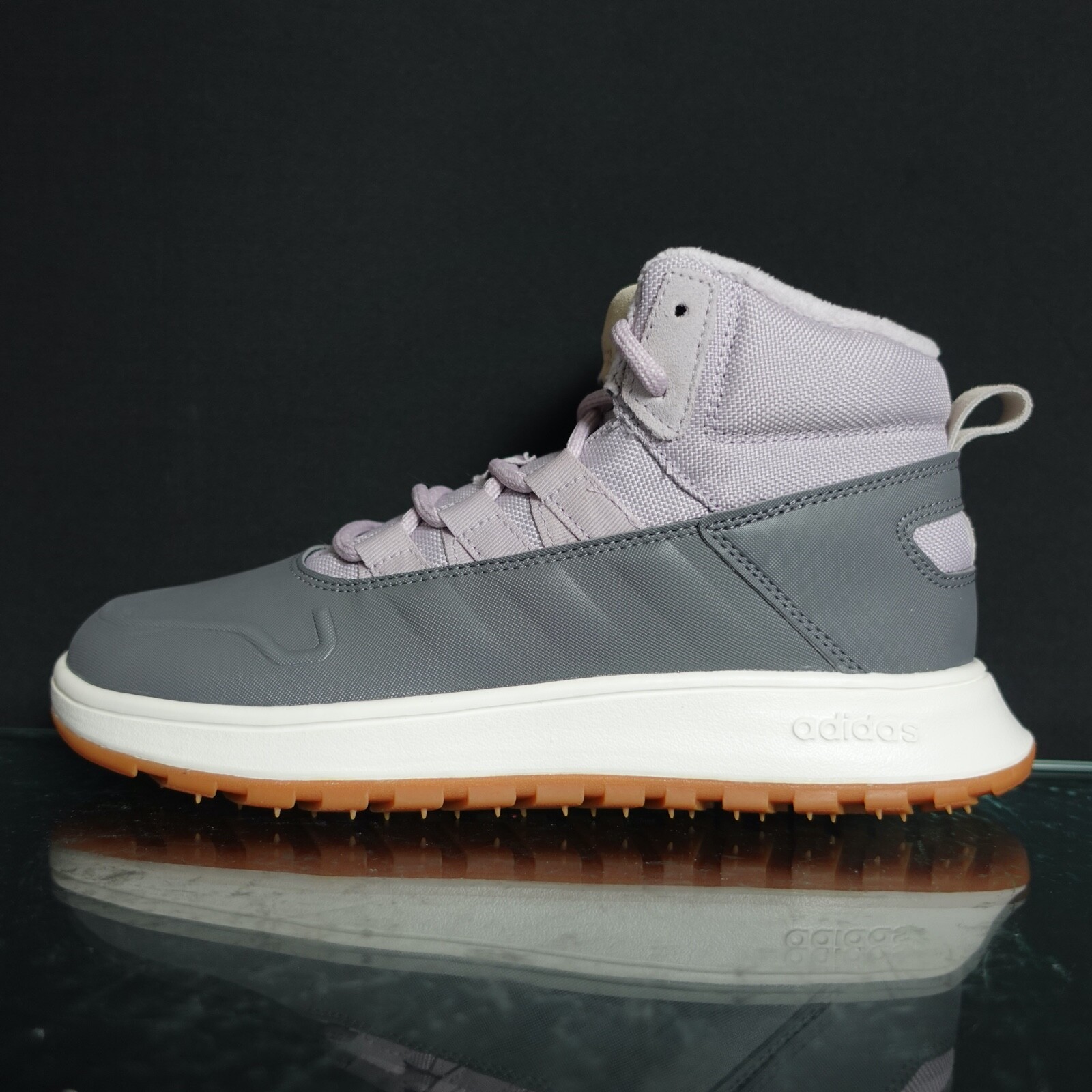 Зимние женские кроссовки Adidas Fusion Storm, размер 8, Баскетбольная обувь серого цвета #712