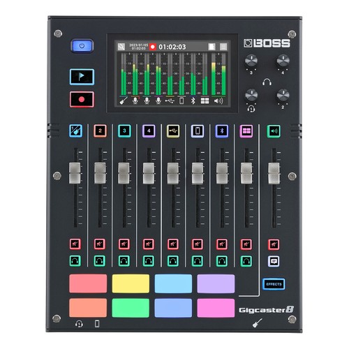 Boss GCS-8 Gigcaster Audio Interface Streaming Mixer Mischpult + Speicherkarte - Bild 2 von 9