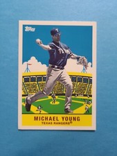 MICHAEL YOUNG 2007 TOPPS FLASHBACK FRIDAYS BASEBALL CARD # FF17 G3891