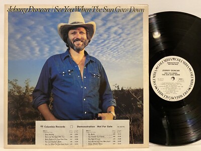 JOHNNY DUNCAN see you when the sun goes down 1979 (NM)KC 35775 WHITE LABEL PROMO