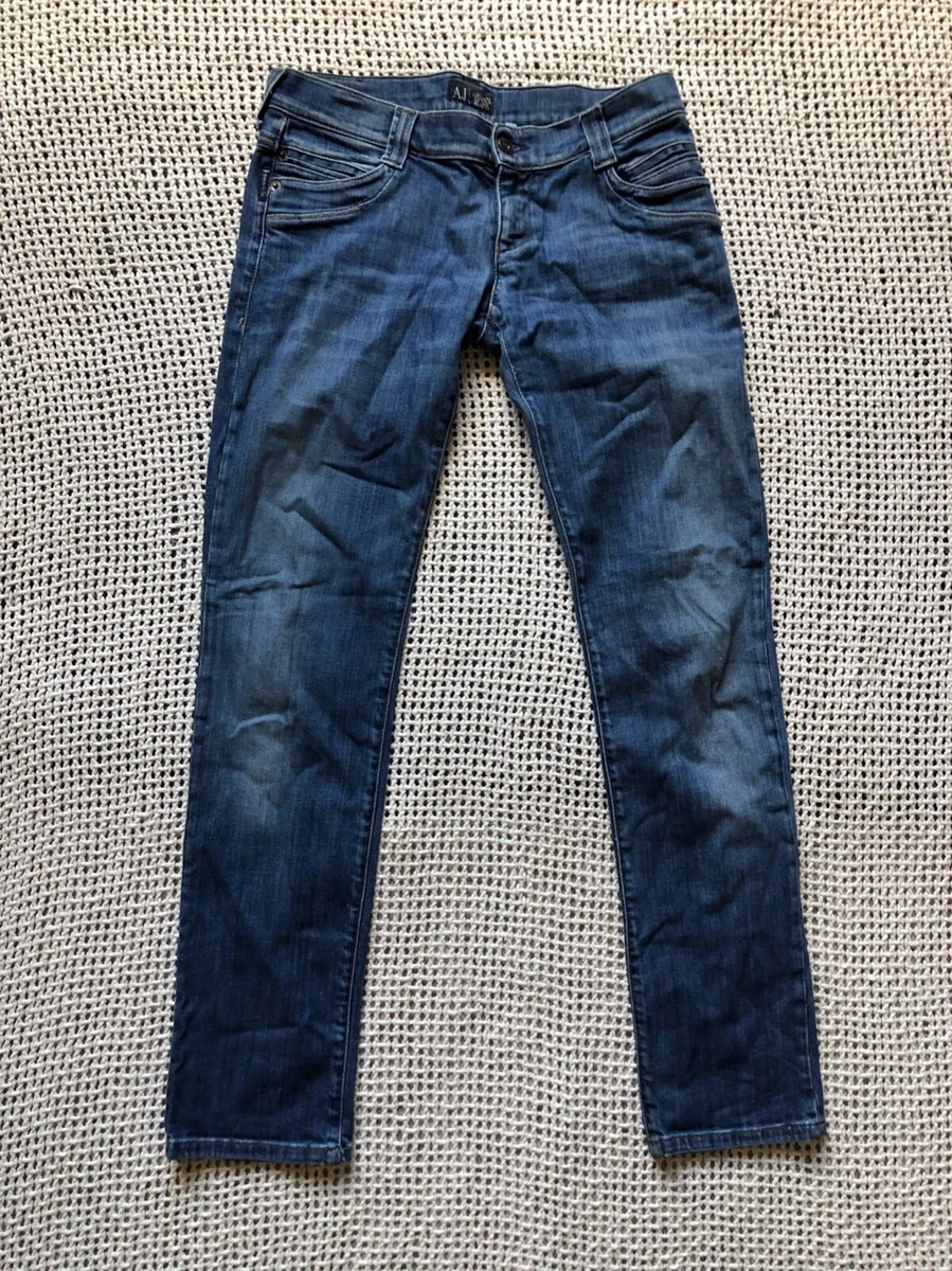 Vintage Armani Blue Jeans | Size 27 | RN#103723 | Indigo 007 eBay