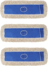 24 Inch Dust Mop Head: Replacement Medium Washable Commercial Sweeper and Janito