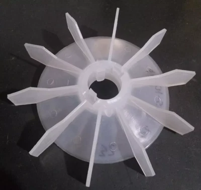 WEG motor Fan Ventilator SUBSTITUTE 10 blades OD 6.5" x 1.125" ID NOT ORIGINAL