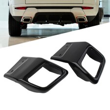 Guarnizione Tubo Scarico Paraurti Posteriore Fit Land Rover Range Rover Evoque 2010-2018 Nero