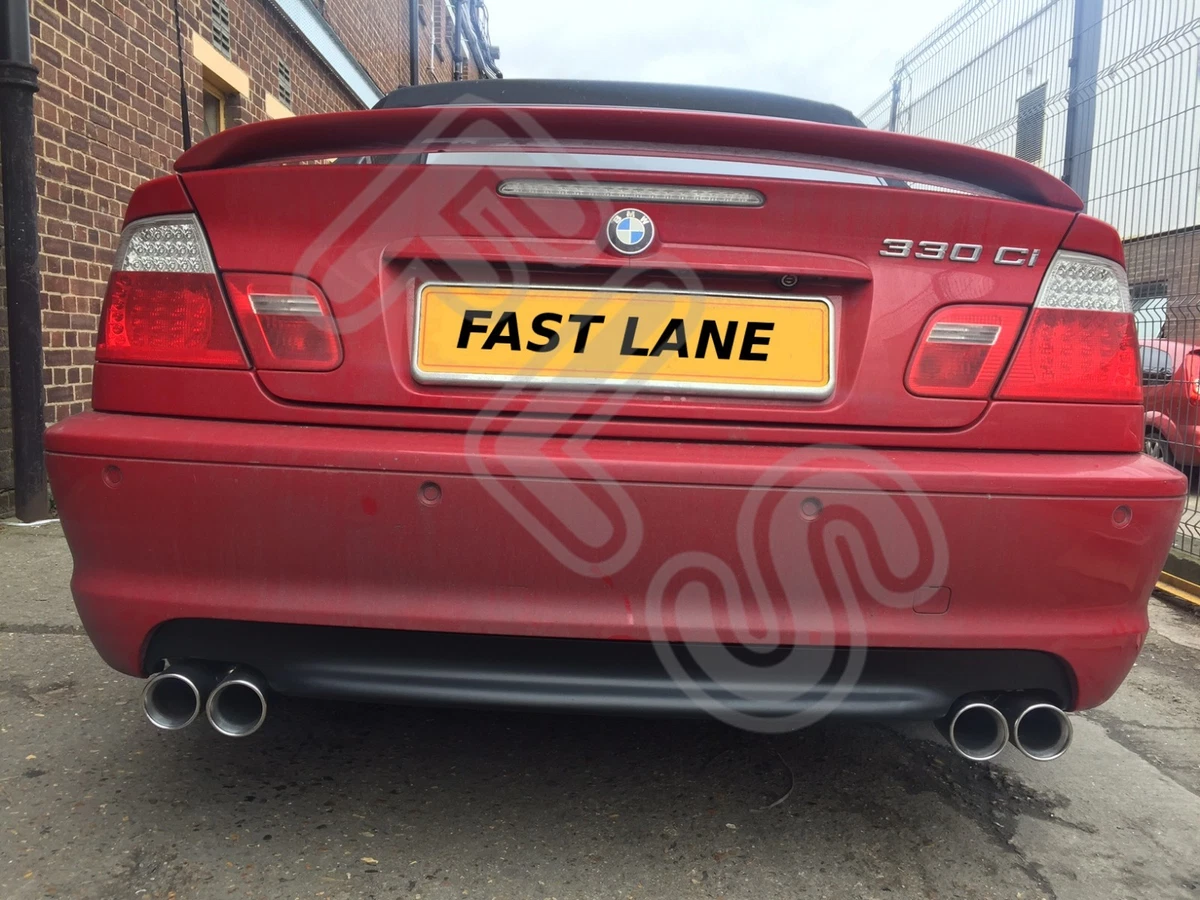 E46 custom exhaust deals