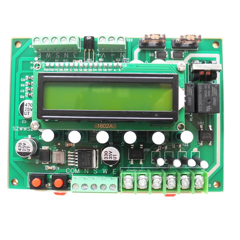 Electronic Dual Axis Solar Panel Tracking LCD Solar Tracker Controller ...