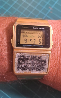 Vintage (1985) Casio DBC-610 Calcolator Data Bank Watch *Work need