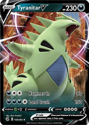 Tyranitar V 158/264 Swsh08: Fusion Strike