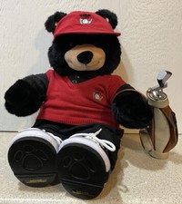 Build a Bear Plush - Golfer - Golf Clubs/Bag - Box, Coloring Book, Gift, Shorts