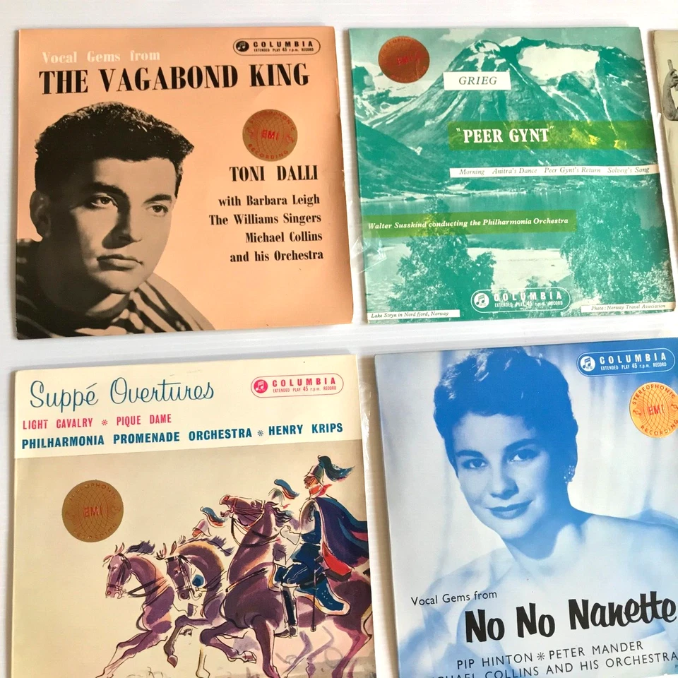 Job Lot Columbia His Masters Voice Classical and Vocal Vinyl EPs ED1 Stereo Mono - Image 3 of 4