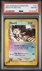 Meowth 121/165 Expedition Base Set Reverse Holo