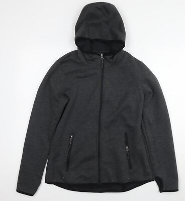 32 Grad Herren Hoodie grau Polyester Full Zip Größe M