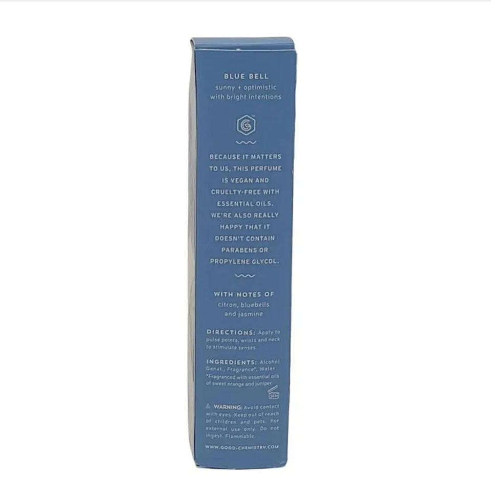 4 Four Good Chemistry BLUE BELL Rollerball Perfume with Jasmine Oils 0.25 fl oz - Image 4 of 4