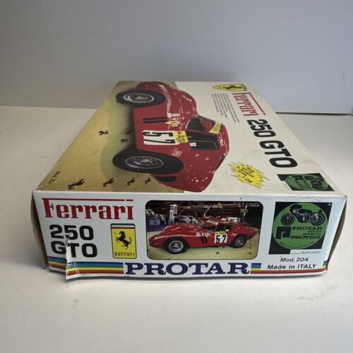 Ferrari 250 GTO Protar Italy 1979 Issue Open All Parts Sealed 1:24 Model Kit204 - Picture 13 of 15