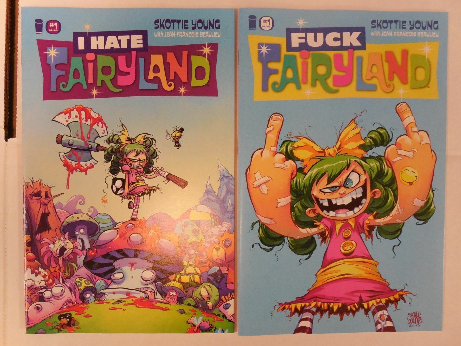 2x I HATE FAIRYLAND 1 Comic F*CK FAIRYLAND VARIANT Skottie Young 1ST