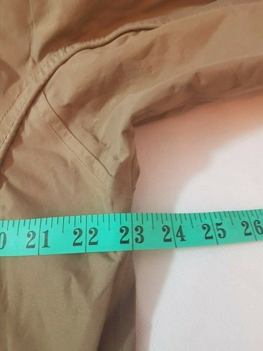 Chaqueta impermeable Trespass beige 100% poliéster recubierta de PVC. Reino Unido Hombre Talla Pequeña - Imagen 10 de 10