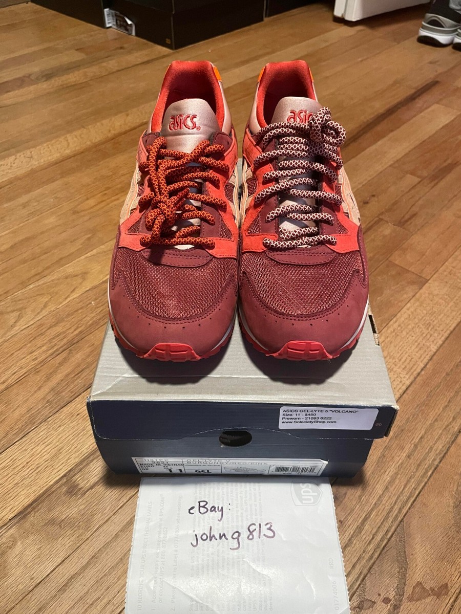 USED Asics GLV 5 Ronnie Fieg KITH Volcano Size 11 Rare USED Asics GLV 5 Ronnie Fieg KITH Volcano Size 11 Rare