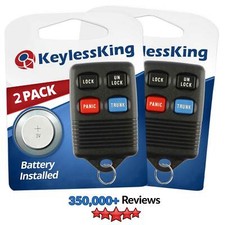 2 New Replacement Keyless Entry Remote Control Key Fob Clicker For Gq43vt4t