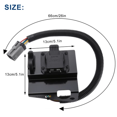 For 02-04 Ford F-250 F-350 Super Duty Trailer Tow Wiring Harness 4 & 7 Pin Plug - Picture 7 of 12