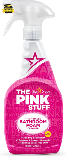 - the Pink Stuff - Miracle Bathroom Foam Cleaner 750Ml - Baths, Tiles, Soap Scum