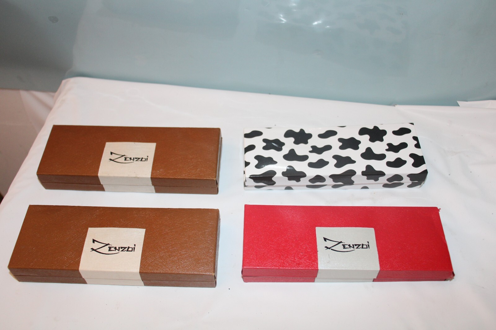 A LOT OF 4 ZenZoi Pen Brown Writing Implement Executive Gift "NEW IN BOX"
