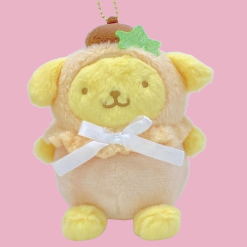 Sanrio Personaggio Pompompurin Mascotte Catena (Mantello Frutta Pastello) Peluche Nuovo JP - Foto 1 di 15