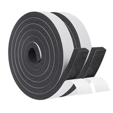 Foam Insulation Tape 2 Rolls 1 Inch Wide X 3/8 Inch Thick High Density Foam w...
