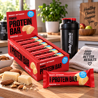 Body Attack Power Protein Bar 24 x 35g Riegel 33,20  /kg auch gemischt möglich!